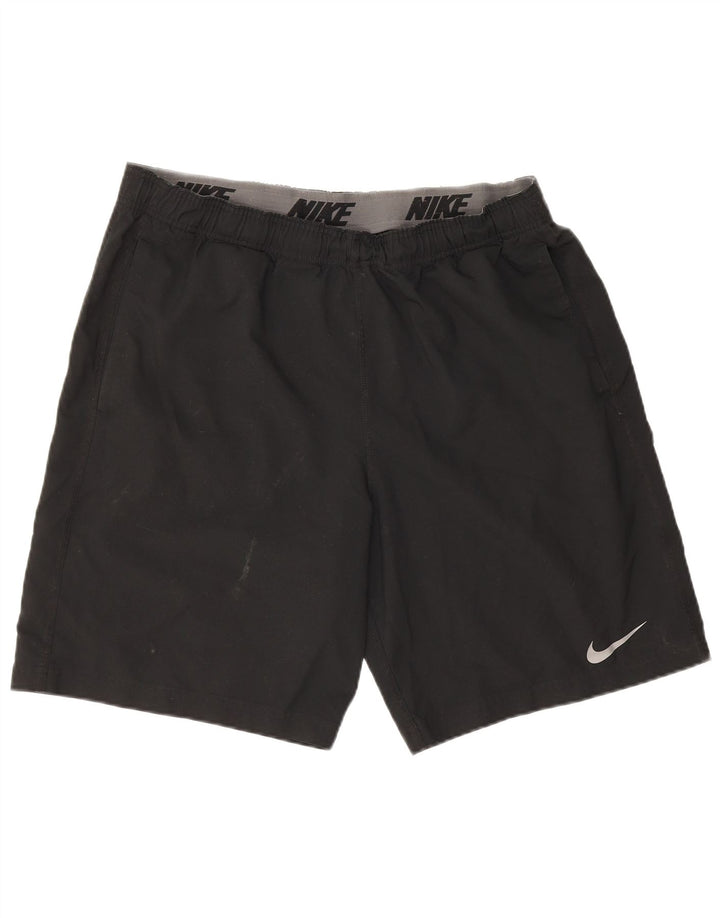 Nike Herren Dri Fit Sportshorts, groß, aus schwarzem Polyester