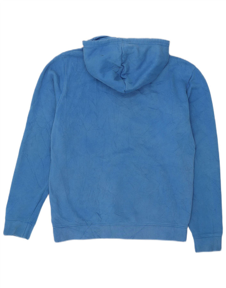 Adidas Herren Kapuzenpullover mittelblaue Baumwolle