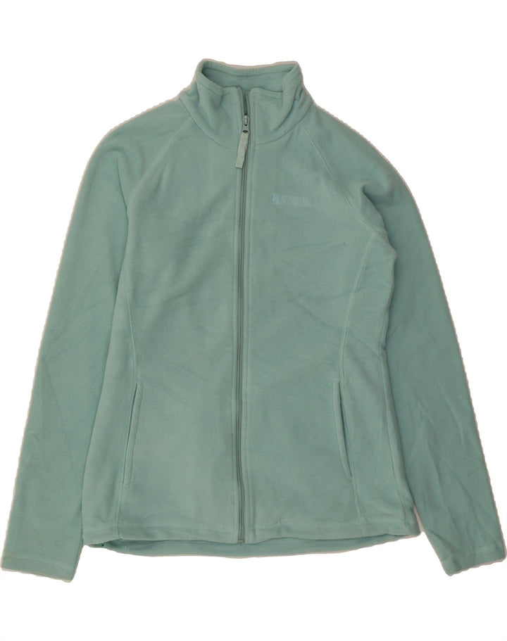 MOUNTAIN WAREHOUSE Womens Fleece Jacket UK 8 Small Turquoise Polyester Vintage Mountain Warehouse and Second-Hand Mountain Warehouse from Messina Hembry 