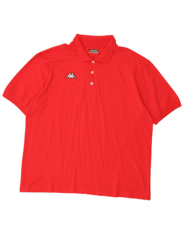 Kappa Herren Poloshirt 2XL Rot