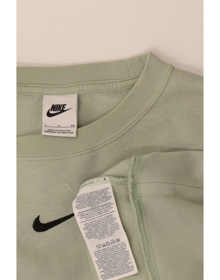Nike Damen-Sweatshirt in Übergröße, Gr. 10, Größe S, Grün, Baumwolle