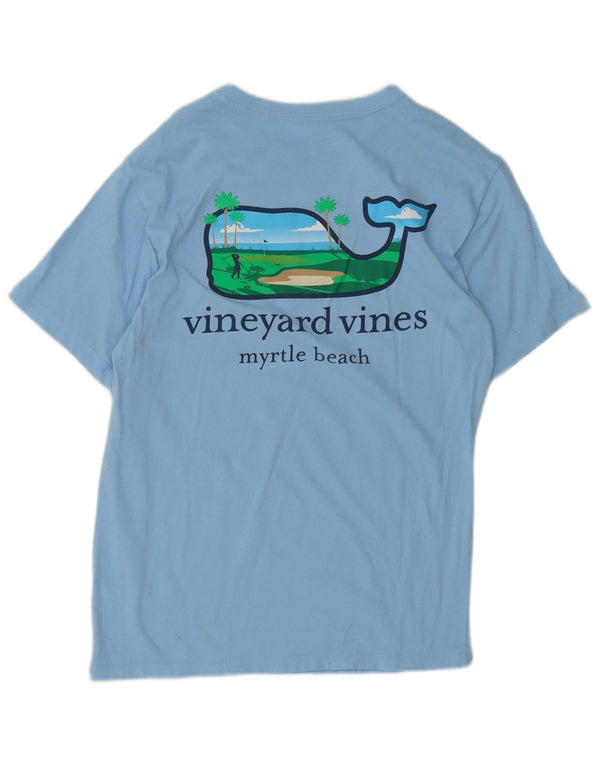 Vineyard Vines Herren Grafik T-Shirt Top XS Blau Baumwolle