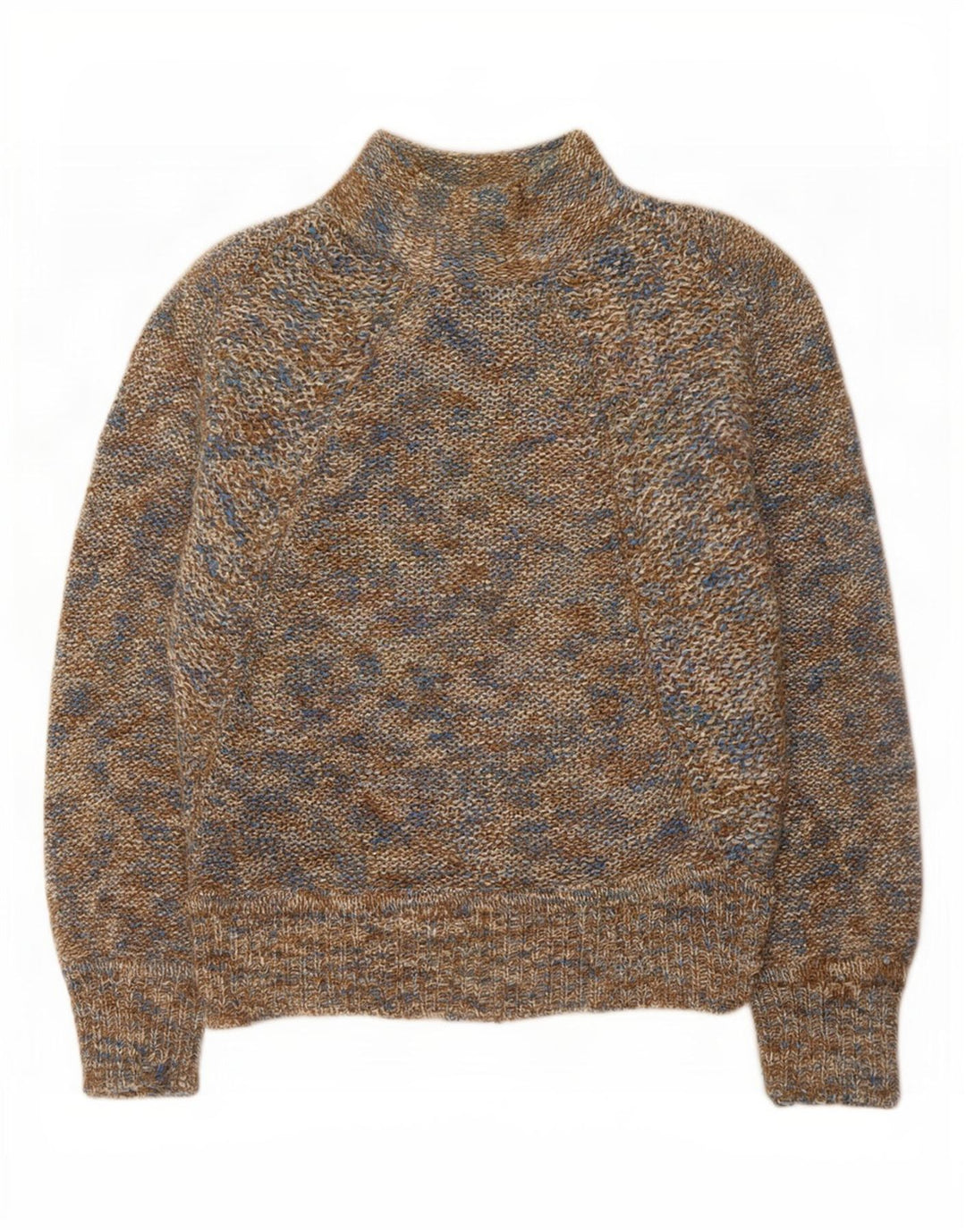 John Walker Rollkragenpullover für Damen, Gr. 40, Größe L, braun gefleckt
