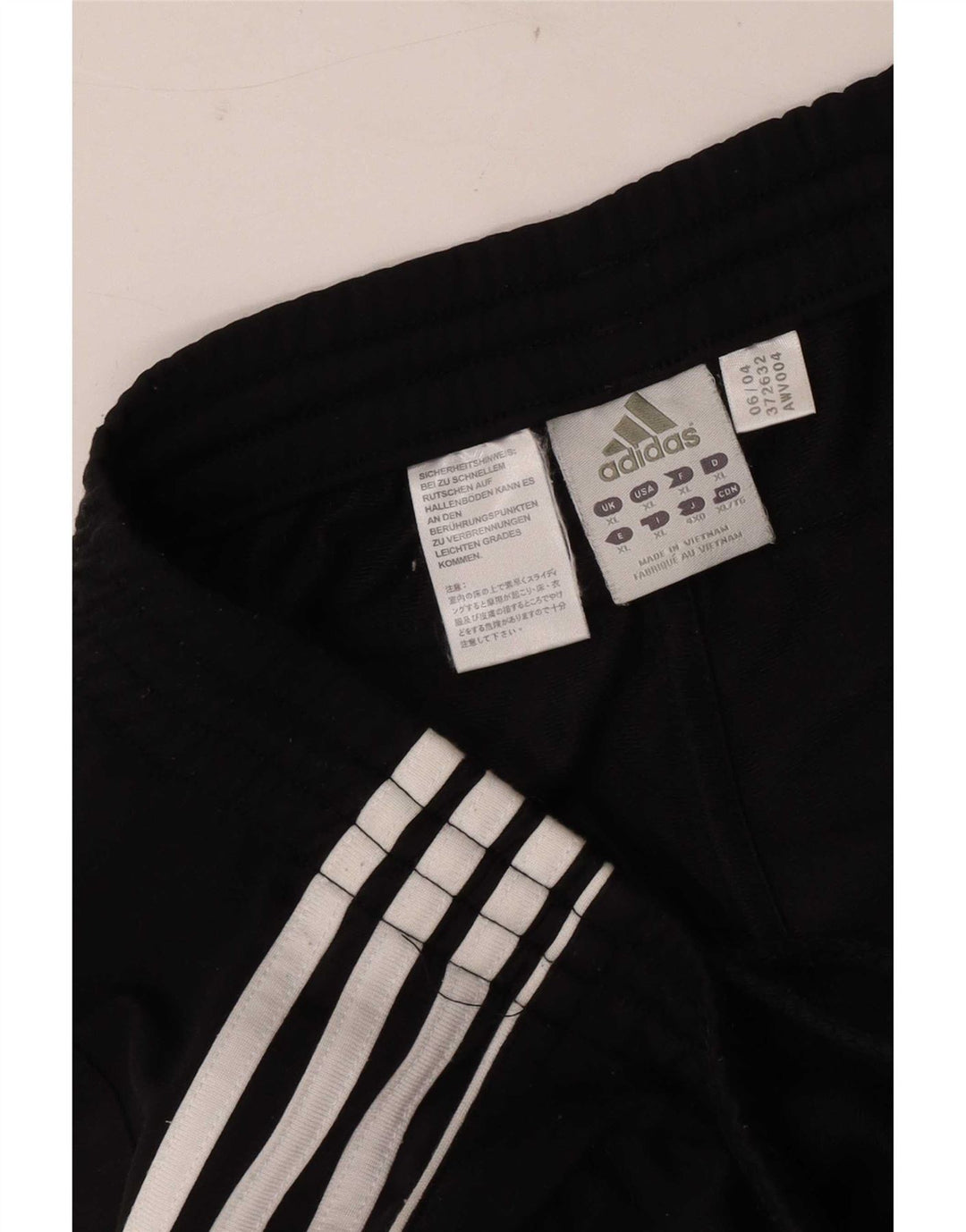 Adidas Herren Trainingshose XL Schwarz Polyester
