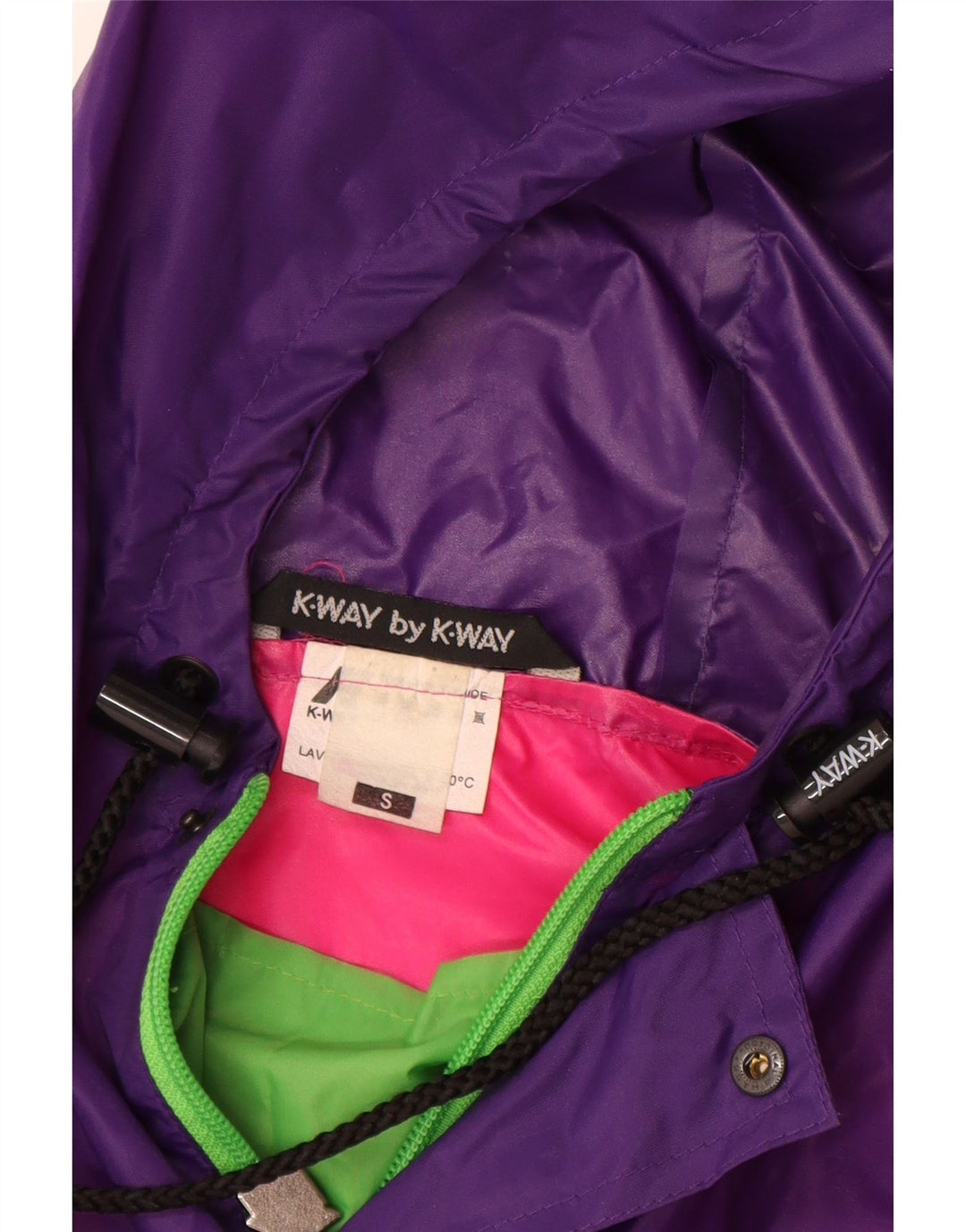 K-Way Herren Pullover Regenjacke UK 36 Small Mehrfarbig Colourblock