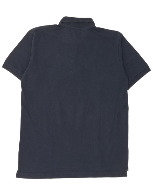 Kappa Damen Poloshirt UK 16 Large Marineblau Baumwolle