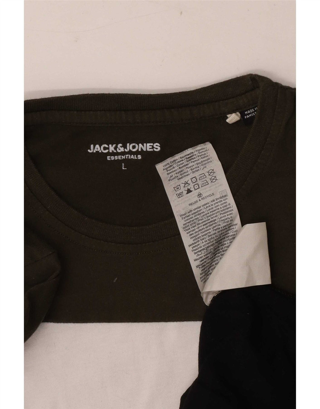 Jack & Jones Herren-T-Shirt mit Grafik, groß, mehrfarbig, Farbblock