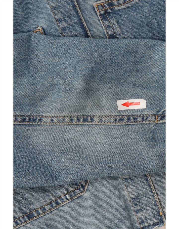Zara Crop Jeansjacke für Mädchen, 11–12 Jahre, blaue Baumwolle