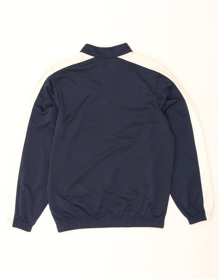 Nike Jungen-Trainingsanzug-Top-Jacke, 12–13 Jahre, groß, Marineblau, Farbblock