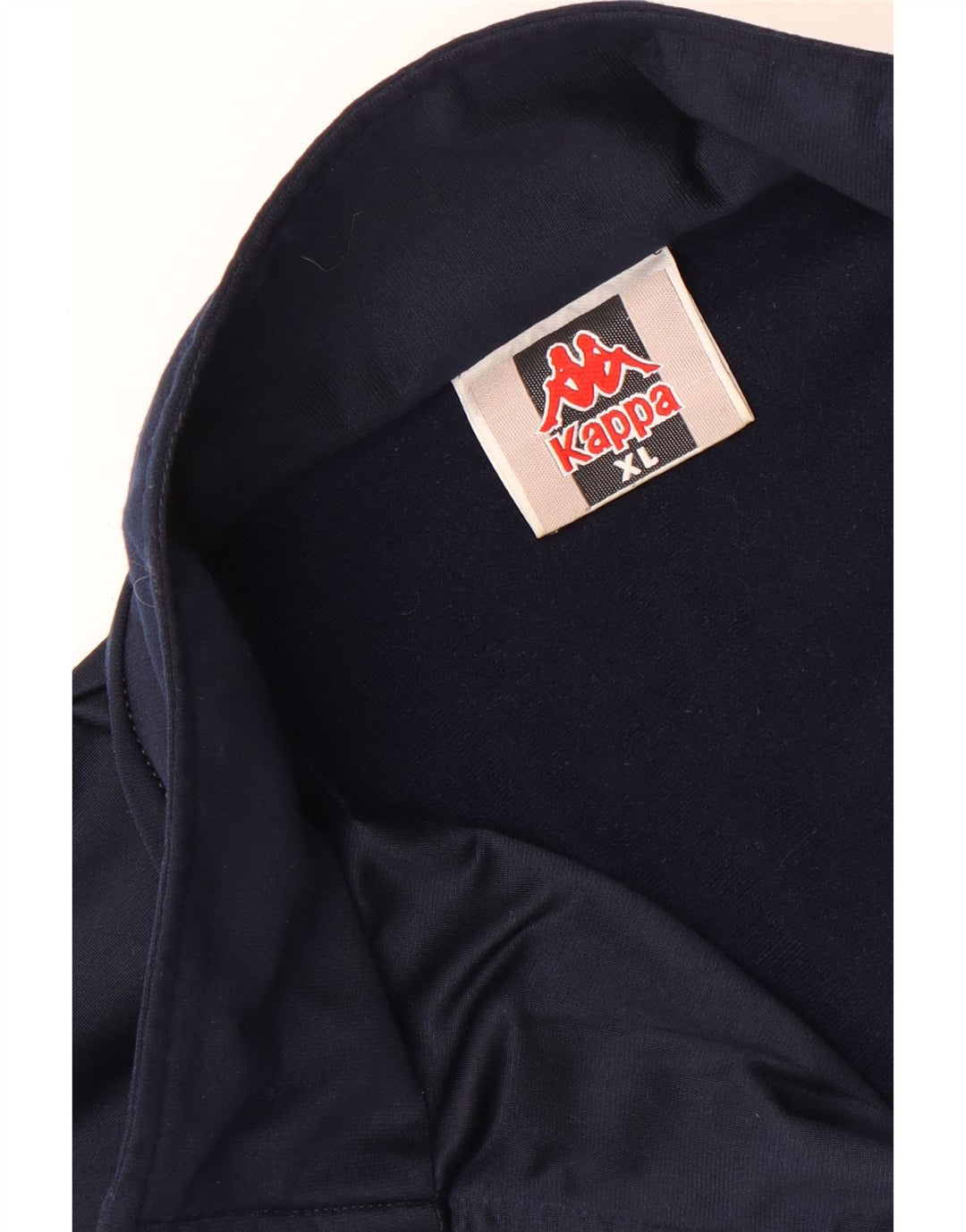 Kappa Herren-Trainingsanzug-Top-Jacke XL, Marineblau, Farbblock