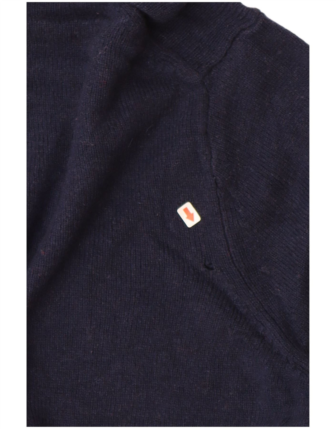 Marks & Spencer Herren-Pullover mit U-Boot-Ausschnitt, groß, marineblaue Wolle