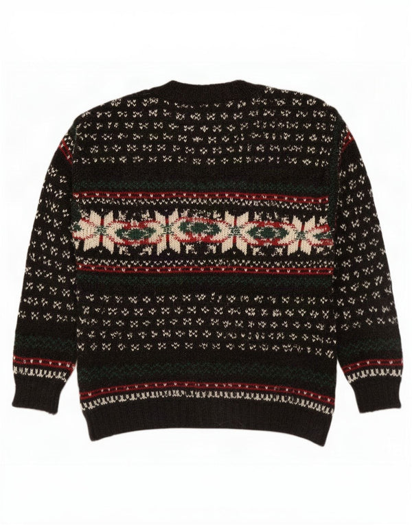 Marks & Spencer Herren St. Michael Pullover mit Rundhalsausschnitt XL Schwarz