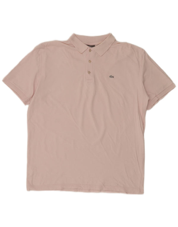 LACOSTE Herren Poloshirt Größe 8 3XL Rosa