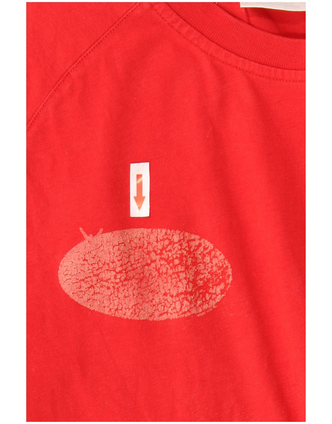 Adidas Herren T-Shirt Top Small Rot Baumwolle