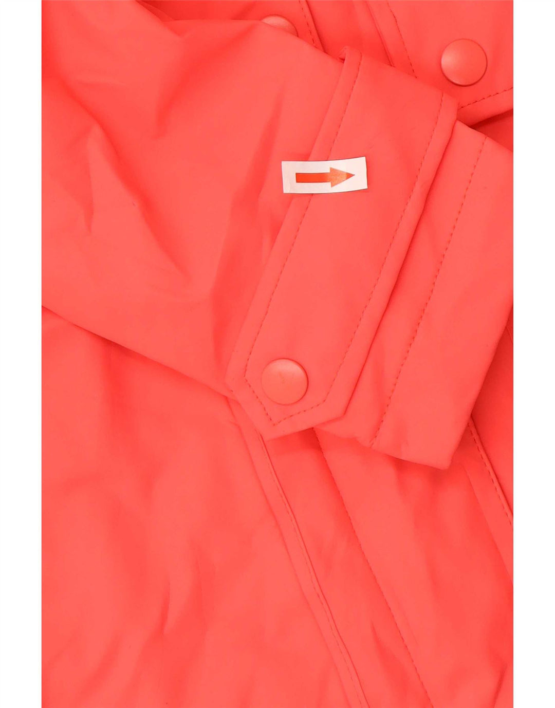 Marks & Spencer Damen-Regenjacke mit Kapuze, übergroß, Gr. 8, Orange