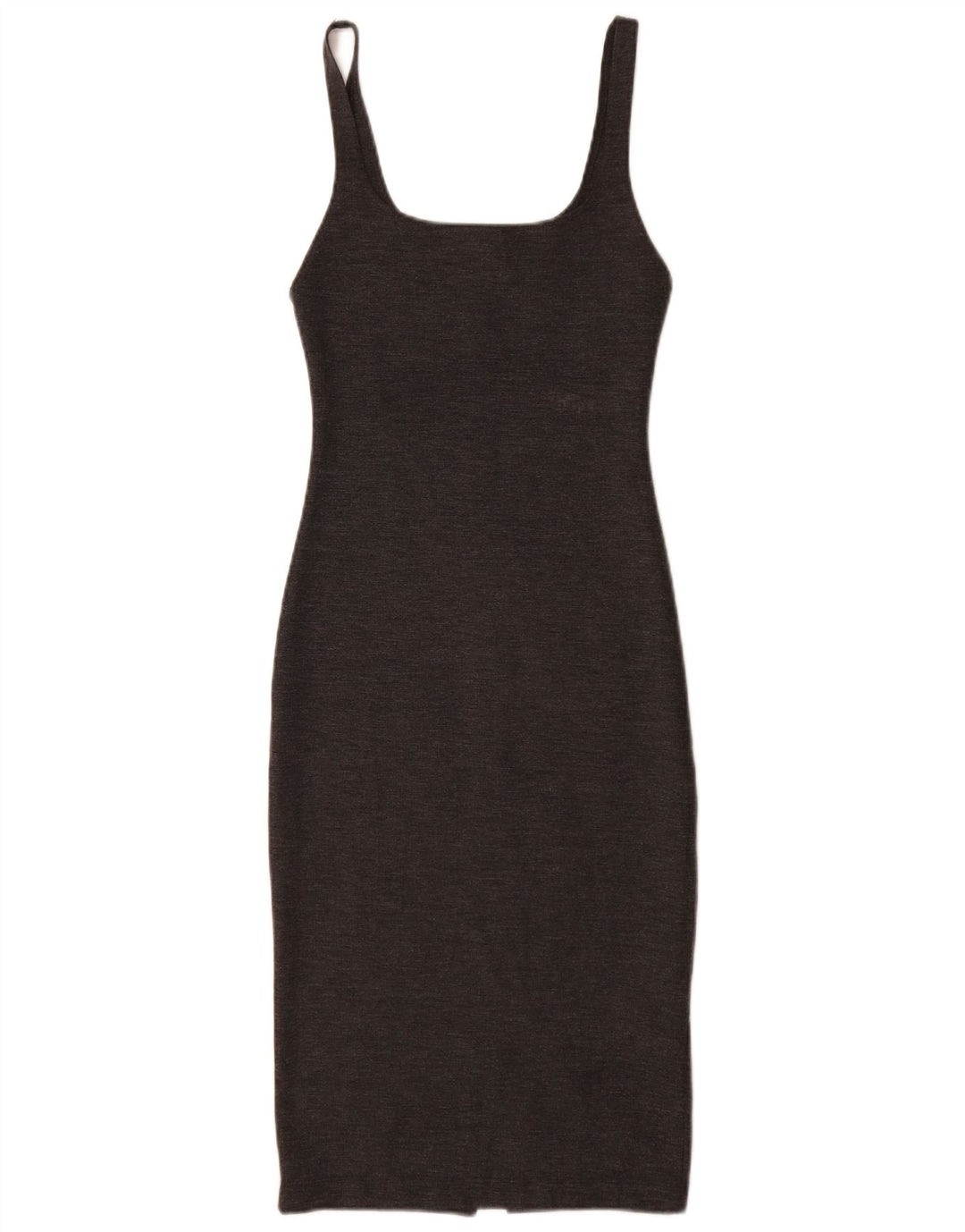 Ärmelloses, figurbetontes Damenkleid von Zara, Größe S, Grau, Polyester