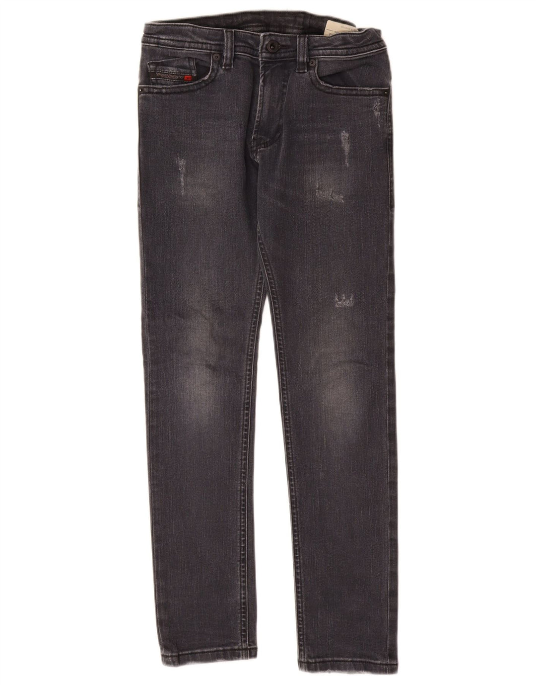 DIESEL Thommer Slim Skinny Jeans für Jungen, 11–12 Jahre, W26 L28, graue Baumwolle