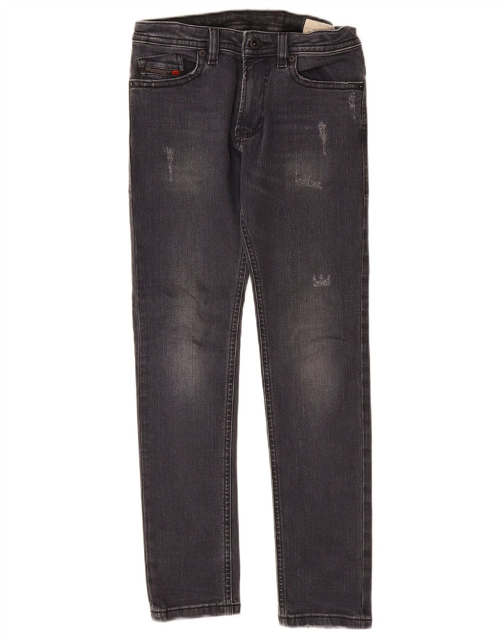 DIESEL Thommer Slim Skinny Jeans für Jungen, 11–12 Jahre, W26 L28, graue Baumwolle