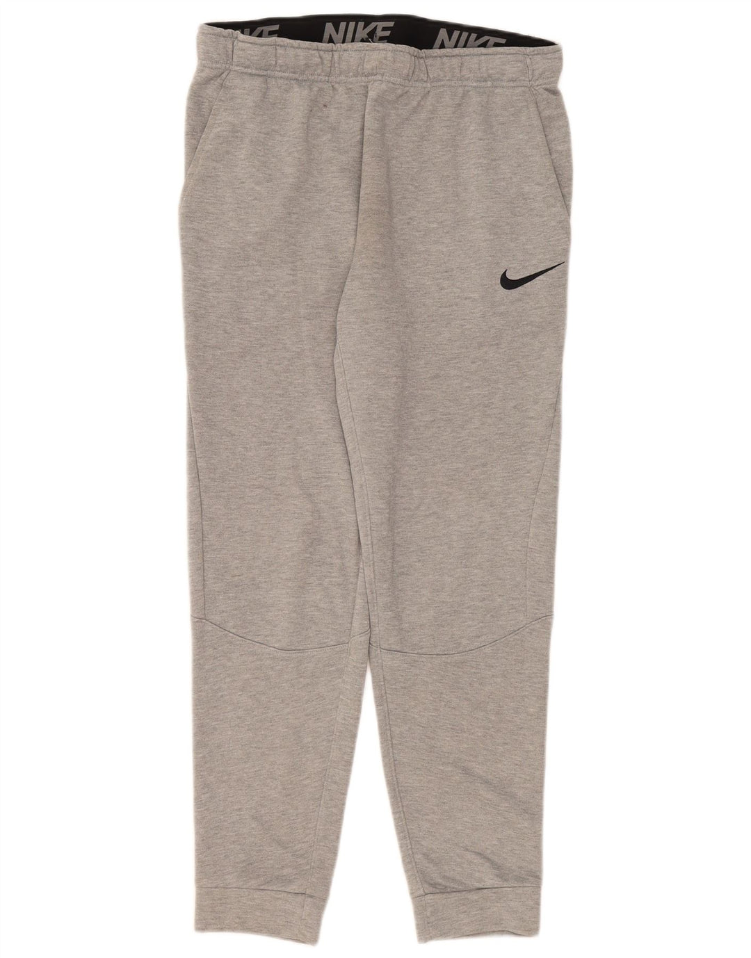 NIKE Herren Dri Fit Trainingshose Jogger Mittelgraues Polyester