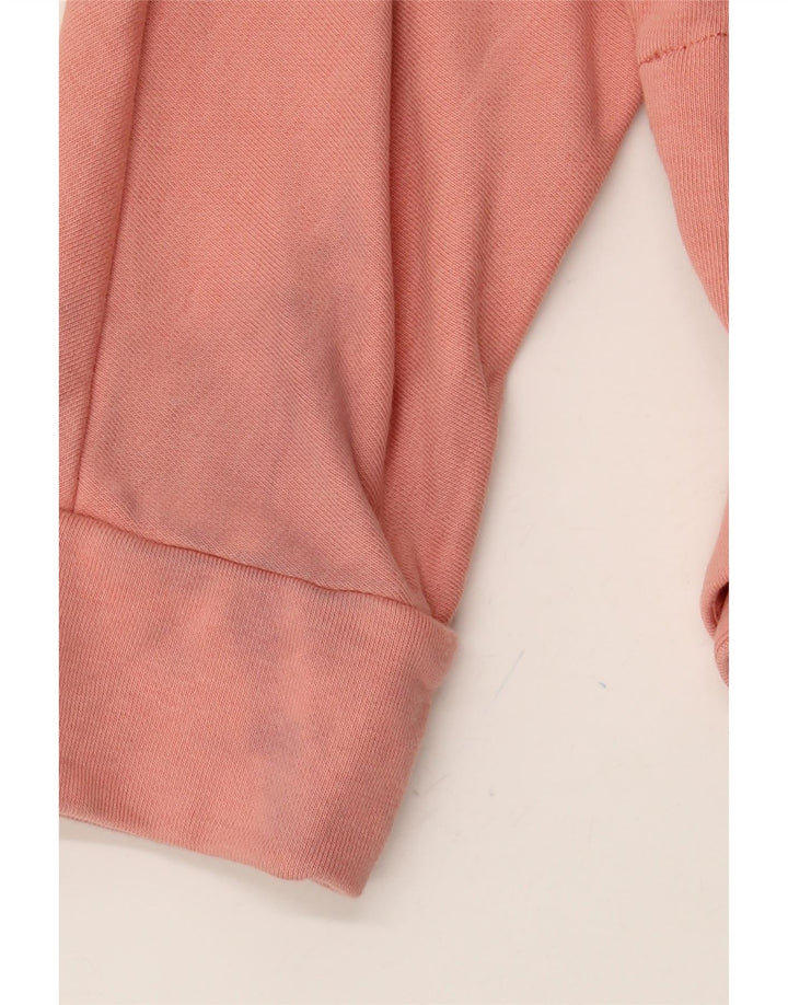 COS Womens Oversized Crop Sweatshirt Pullover UK 10 Small Rosa Baumwolle