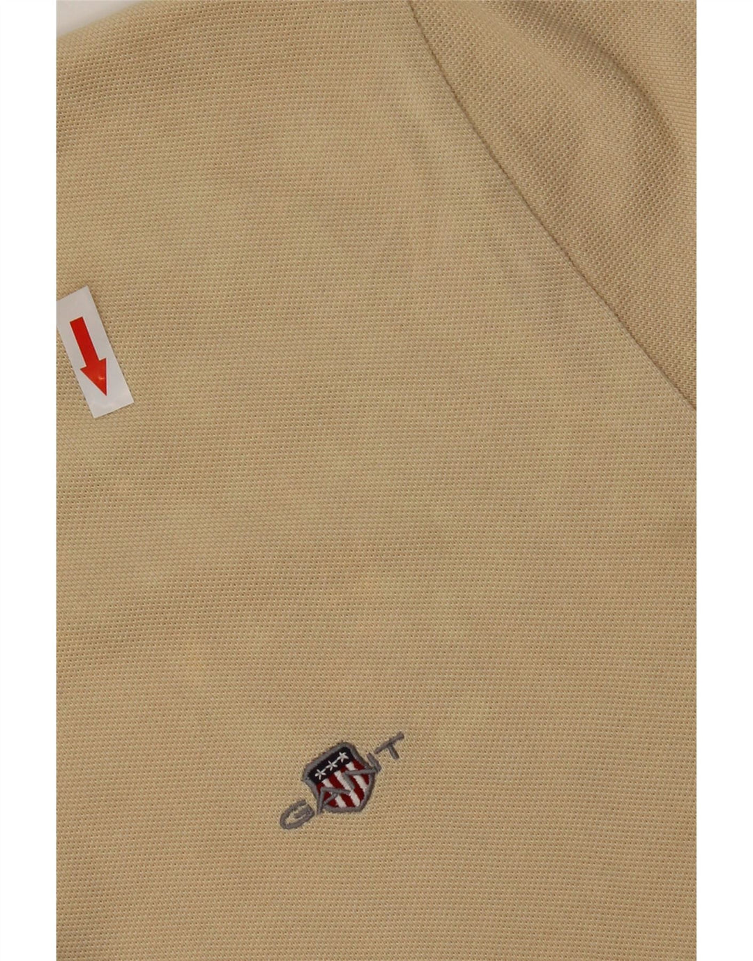 GANT Herren Poloshirt Große Beige Baumwolle