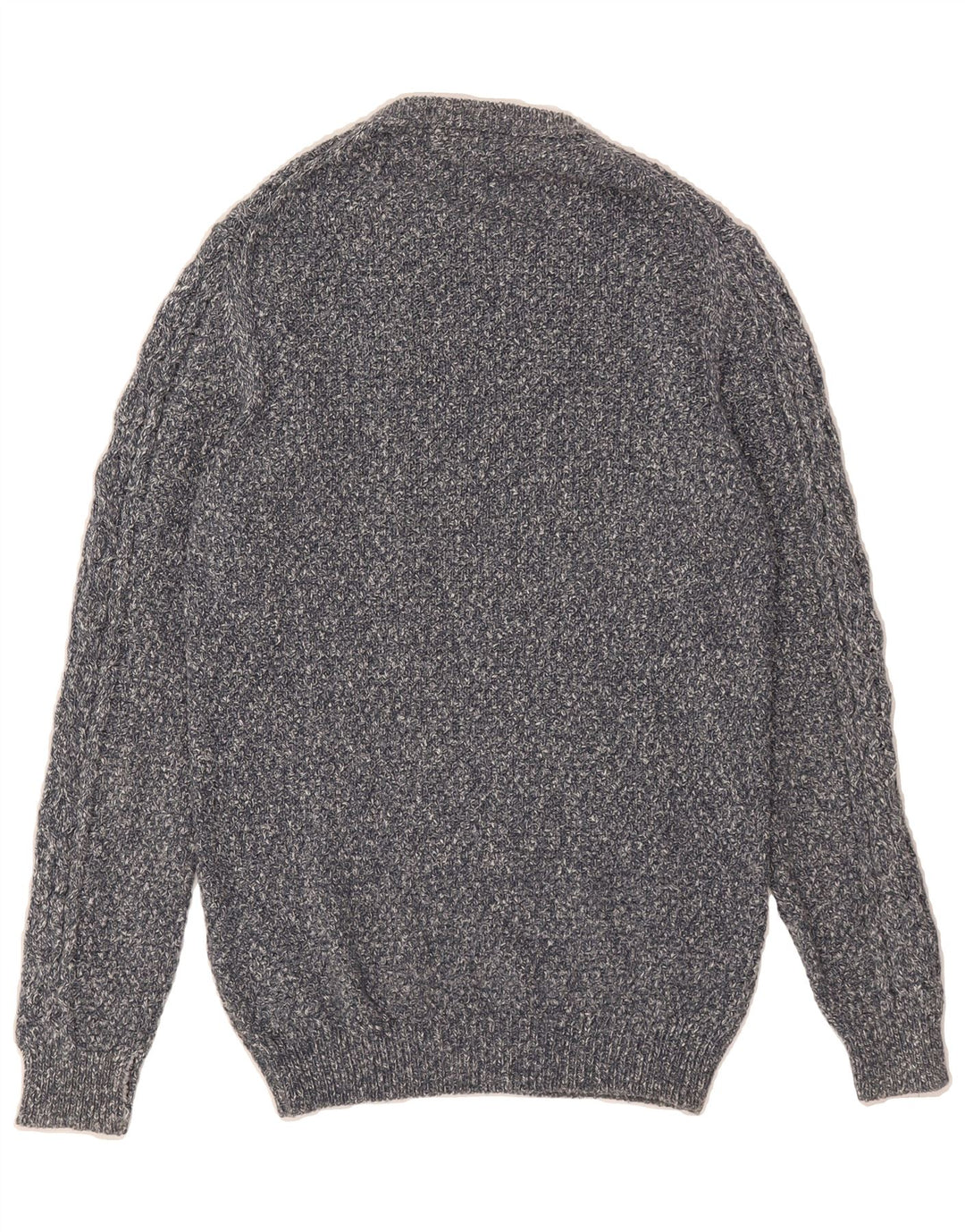 MASSIMO DUTTI Womens Boat Neck Jumper Sweater UK 12 Medium Navy Blue Vintage Massimo Dutti and Second-Hand Massimo Dutti from Messina Hembry 