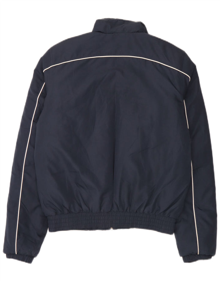 Asics Herren Wattierte Jacke UK 34 XS Marineblau Colourblock Polyester