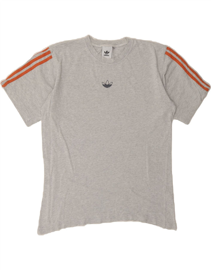 ADIDAS Mens T-Shirt Top Medium Grey Cotton Vintage Adidas and Second-Hand Adidas from Messina Hembry 
