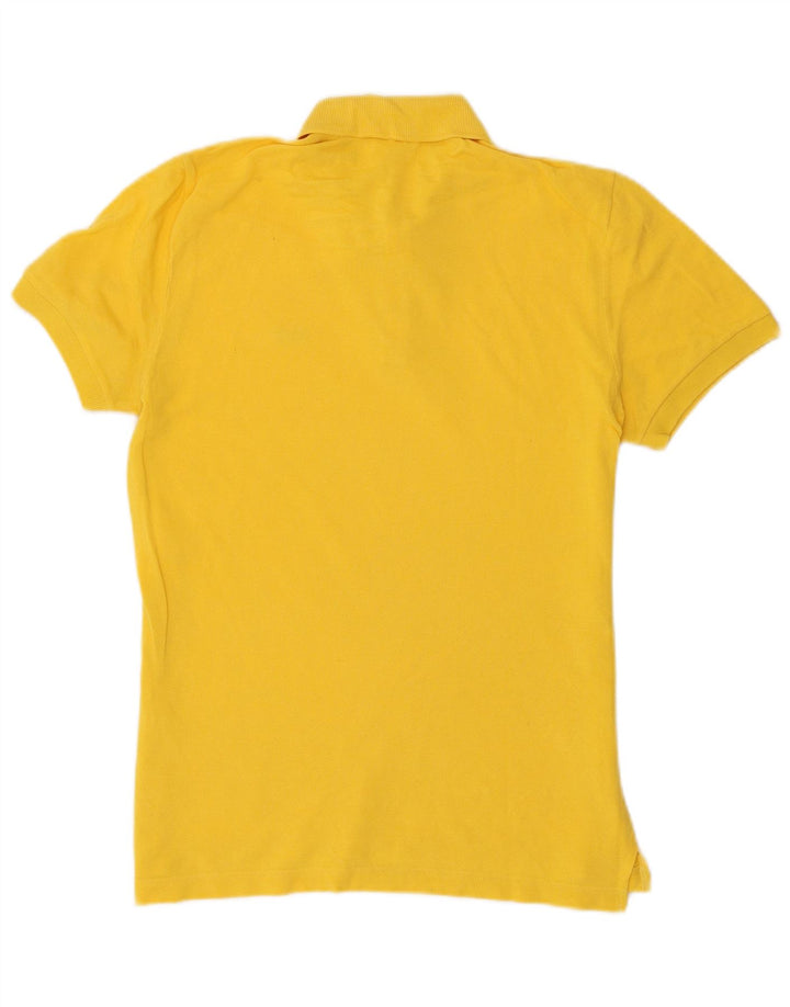 Lacoste Herren-Poloshirt, Größe 3, klein, gelbe Baumwolle