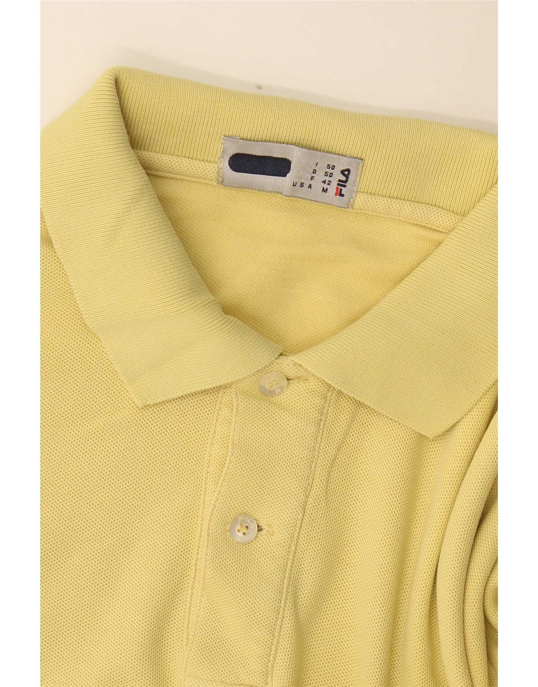 Fila Herren Poloshirt Mittelgelb