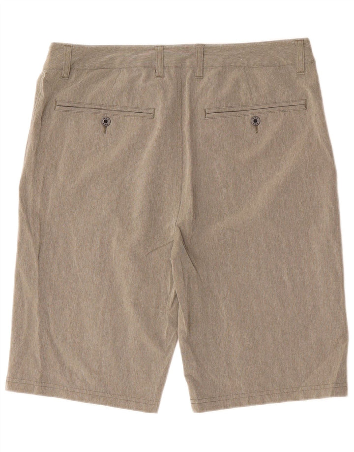 BKE Herren Chinoshorts W33 Mittelgraues Polyester