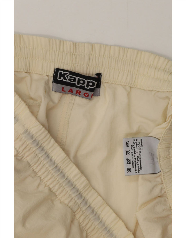 KAPPA Herren-Badeshorts, groß, gebrochenes Weiß, Polyamid