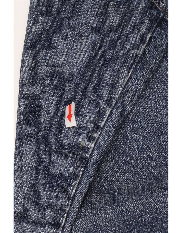 Calvin Klein Herren Straight Jeans W34 L31 Blaue Baumwolle