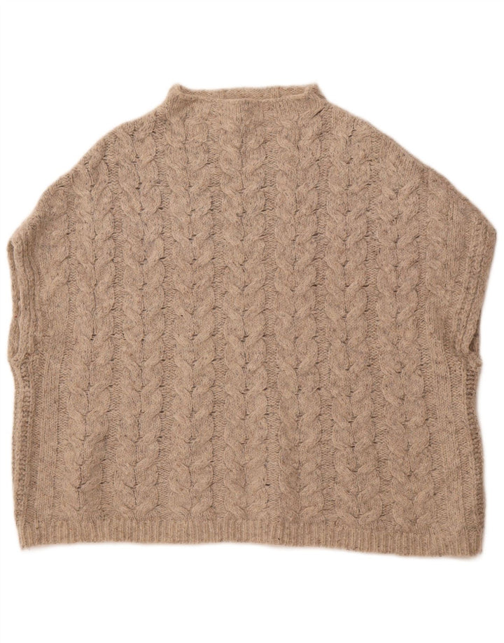 WHITE STUFF Damen-Tanktop in Übergröße mit Rollkragen, Gr. 40, Größe L, Grau