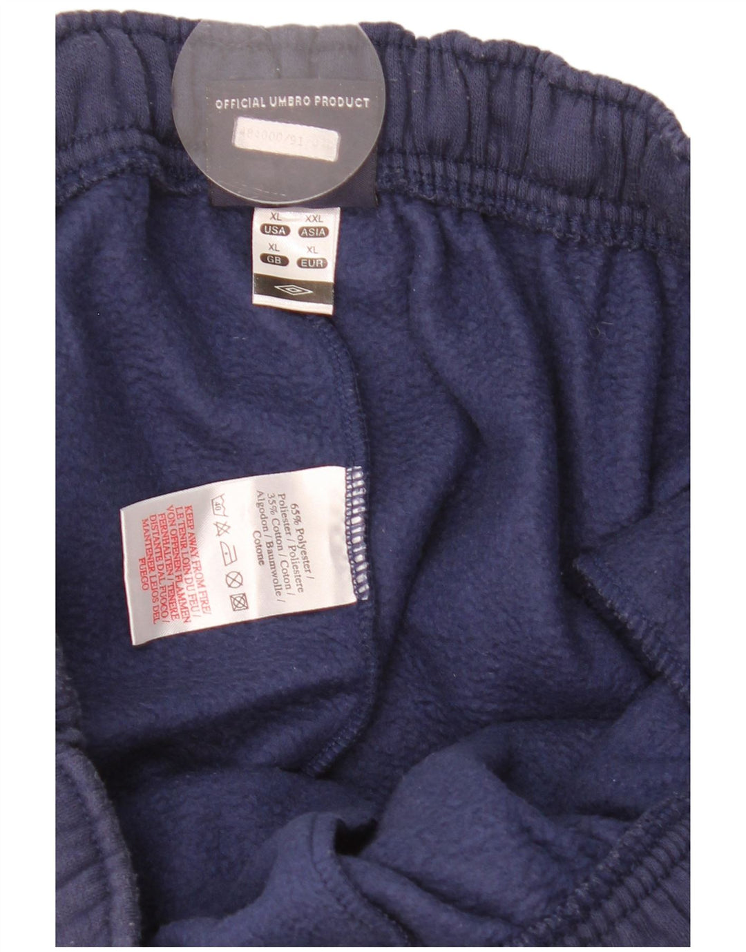 Umbro Herren-Trainingshose, Jogginghose, XL, Marineblau, Polyester