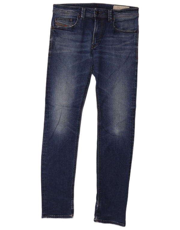 Diesel Herren Thavar Slim Skinny Jeans W32 L32 Blaue Baumwolle