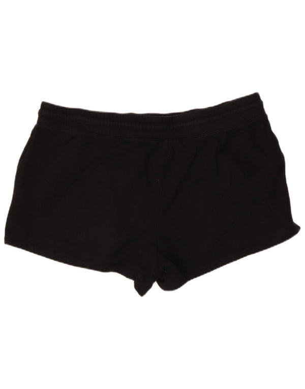 Reebok Damen Sportshorts UK 20 2XL Schwarz Baumwolle