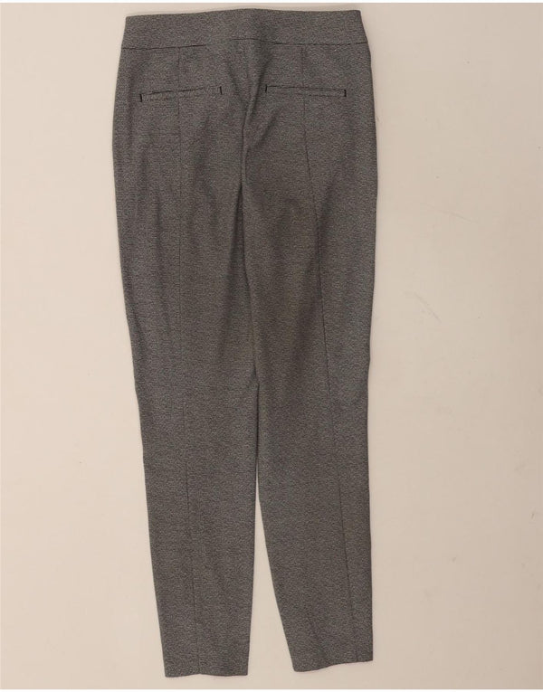 Reiss Slim-Anzughose für Damen, UK 8, Größe S, W26, L27, Grau mit Hahnentrittmuster
