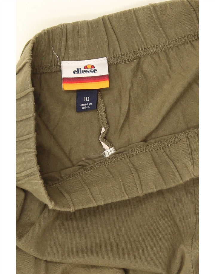 Ellesse Womens Graphic Leggings UK 10 Small Grün