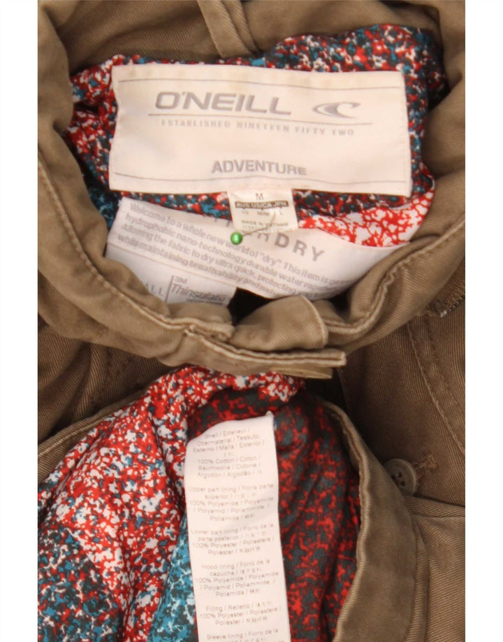 O'Neill Damen-Parka mit Kapuze, UK 14, mittelbeige Baumwolle