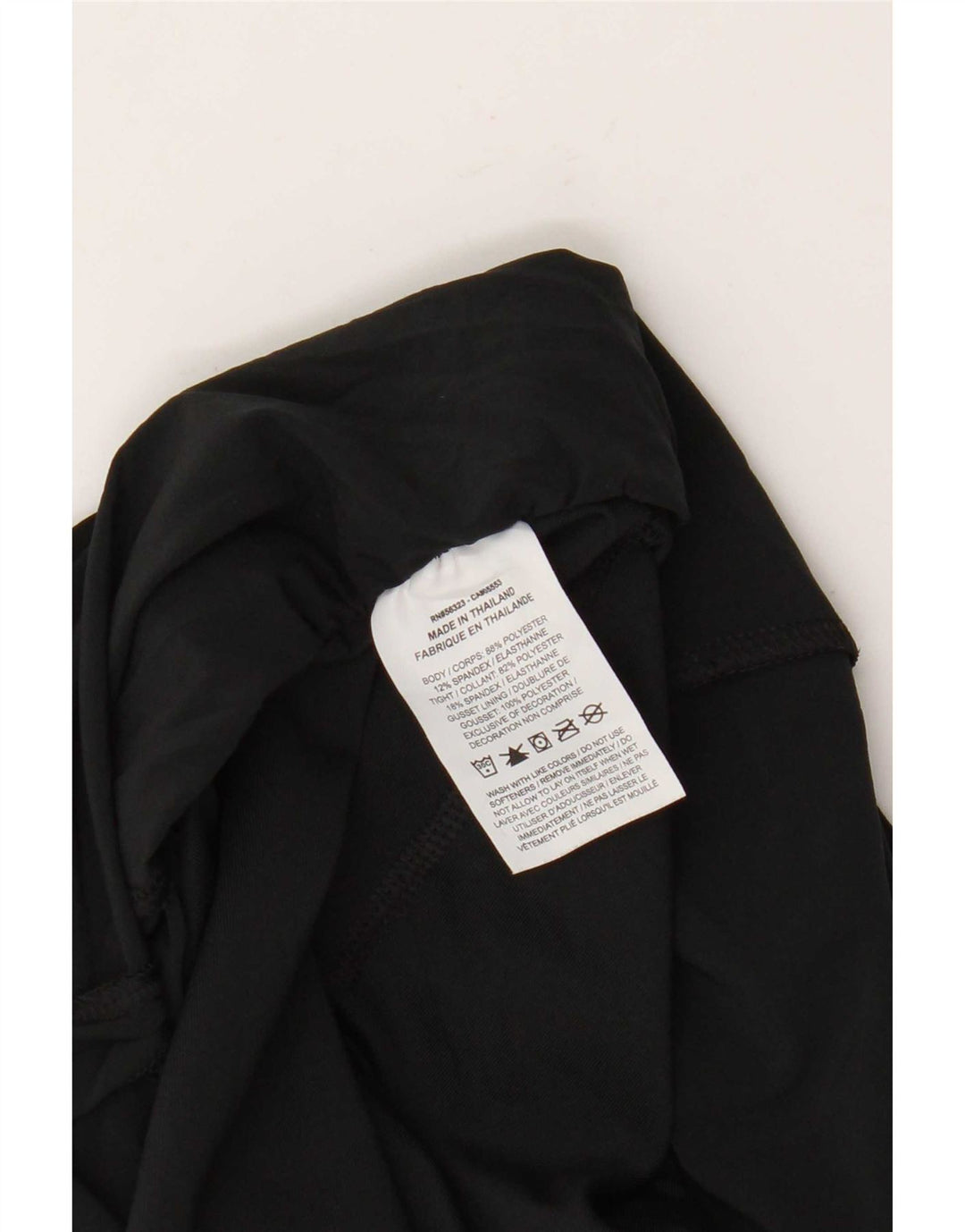 Nike Damen Sportshorts UK 14 Mittelschwarzes Polyester
