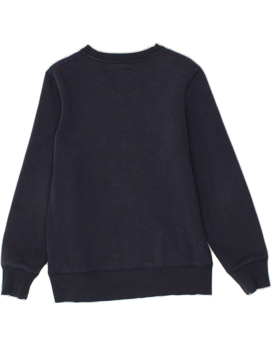 LEVI'S Boys Graphic Sweatshirt Jumper 11-12 Years Navy Blue Cotton Vintage Levi's and Second-Hand Levi's from Messina Hembry 