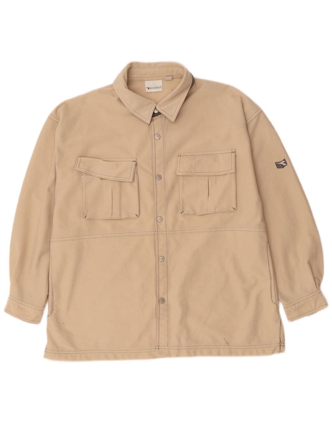 Diadora Herrenhemd UK 40 Medium Beige