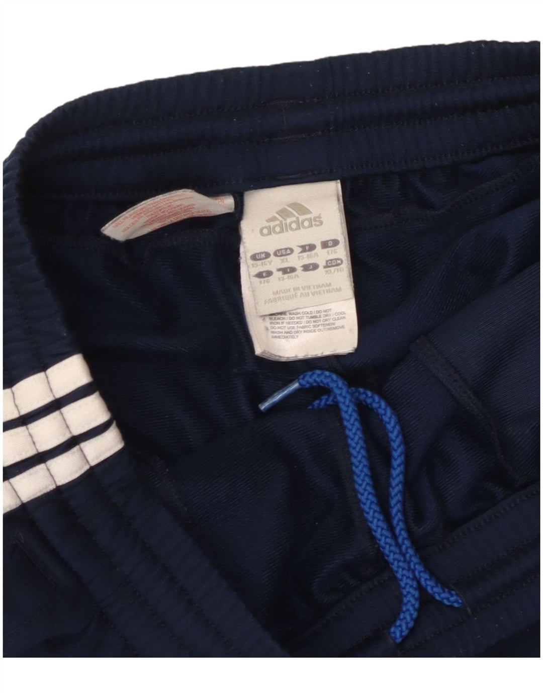 Adidas Sportshorts für Jungen, 15–16 Jahre, marineblaues Farbblock-Polyester