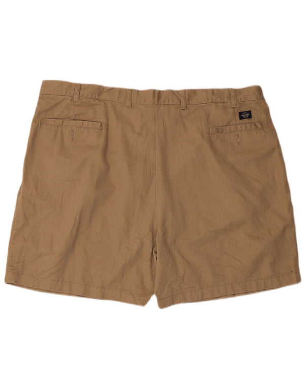 Dockers Herren Khakis Pegged Chino Shorts W44 2XL Beige Baumwolle