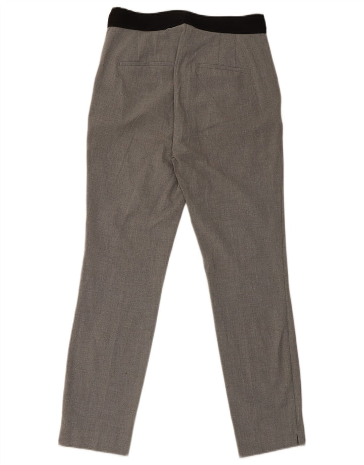 Zara Slim Chino-Hose für Damen, mittelgroß, W28, L27, Grau
