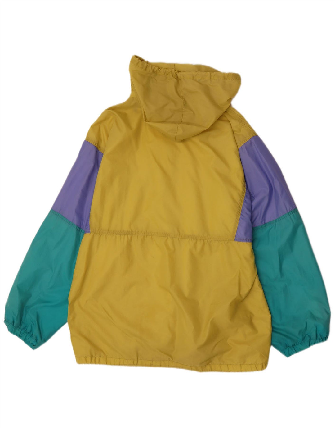 Marcel Clair Herren-Regenjacke mit Kapuze, EU 46, klein, mehrfarbig, Farbblock