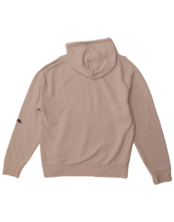 JORDAN Herren-Kapuzenpullover mit lockerer Passform, Grafik, Größe S, cremefarbene Baumwolle