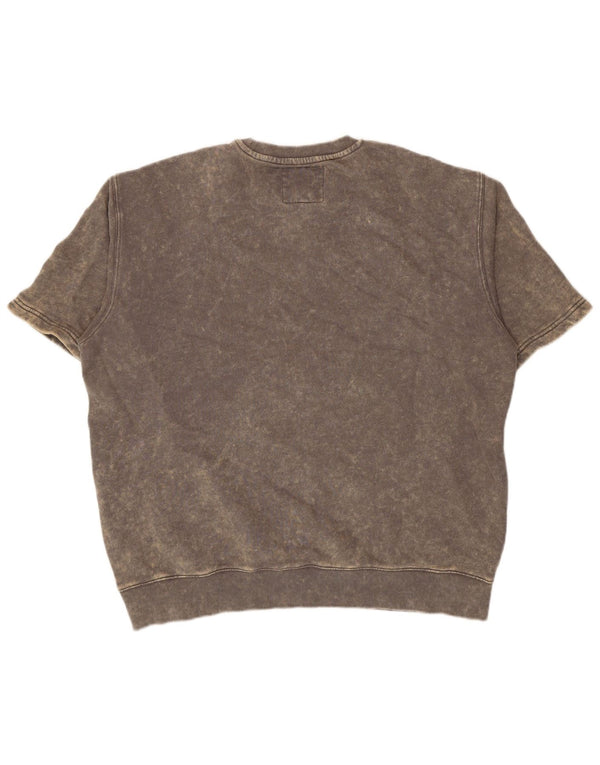 G-Star Herren T-Shirt Top Large Grau Baumwolle