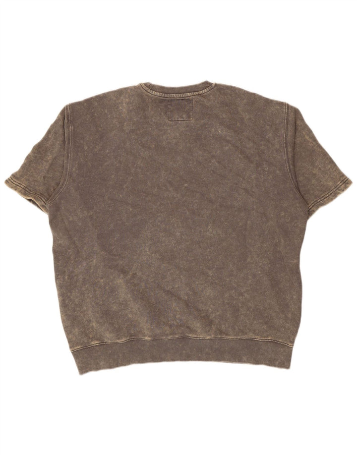 G-Star Herren T-Shirt Top Large Grau Baumwolle